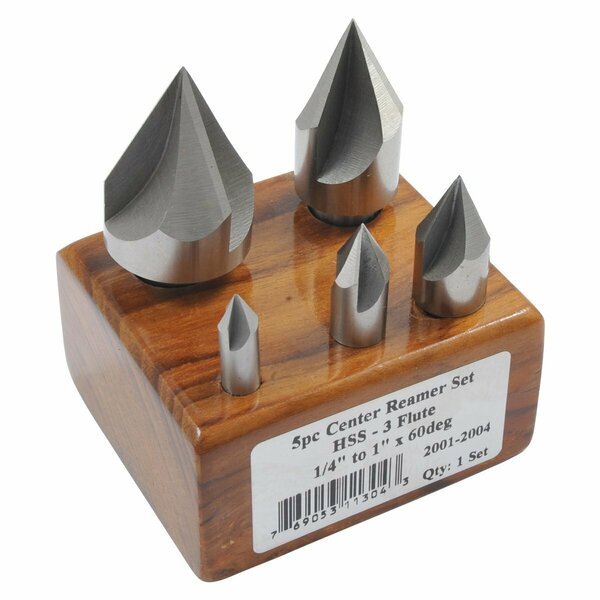 Hhip 5 Piece 60 Degree 1/4-1 in. High Speed Steel Countersink Set 2001-2004